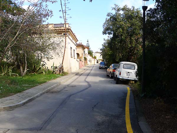 carrer Lluís Artó Colònia Güell