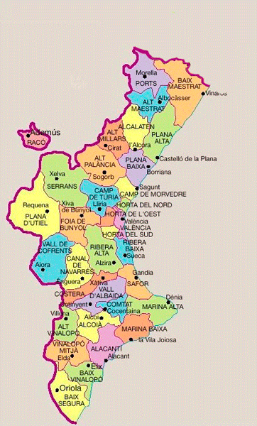 Comarquès País Valencià